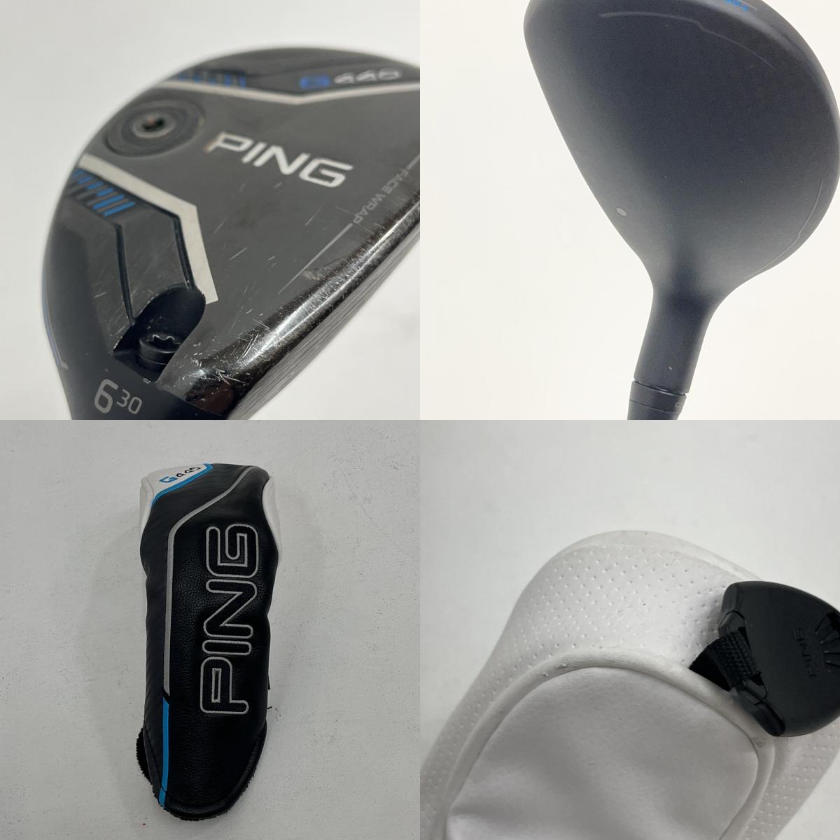 【ゴルフ用品】 PING | ピン PING ユーティリティ G440(2025) U6 30° シャフト:ALTA J CB BLUE フレックス:SR ヘッドカバー付属 約35インチ【加古川店】