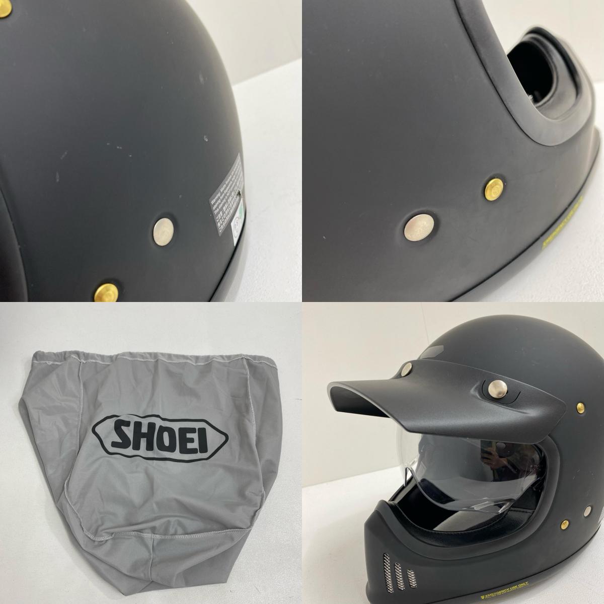 SHOEI EX-ZERO バイザー装着済み 収納袋付 size:L ショウエイ【加古川店】