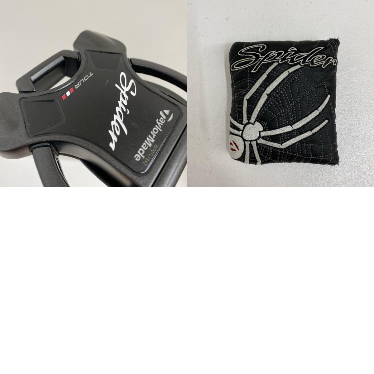【ゴルフ用品】 TaylorMade | テーラーメイド TaylorMade パター Spider TOUR BLACK(2020) ヘッドカバー付属【加古川店】