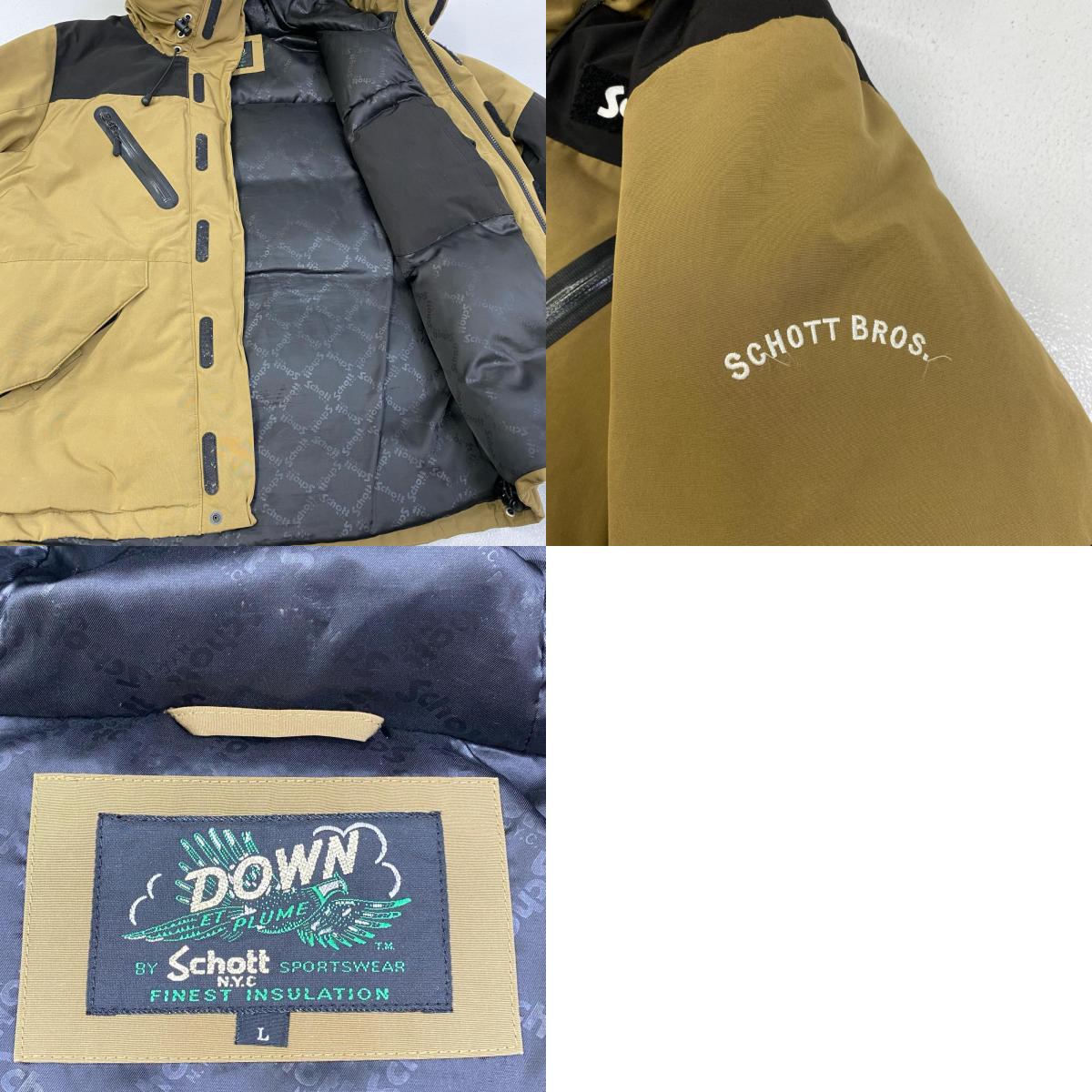 schott | ショット ダウンジャケット 3192054 オリーブ サイズ:L【加古川店】