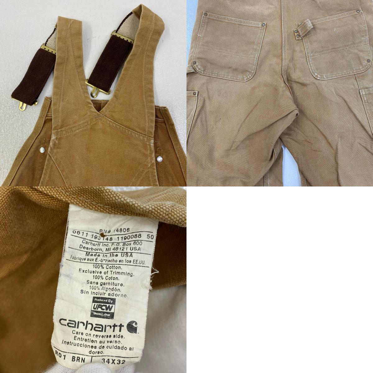 Carhartt | カーハート Duck Bib Overalls オーバーオール R01 BRN ブラウン サイズ:34【加古川店】