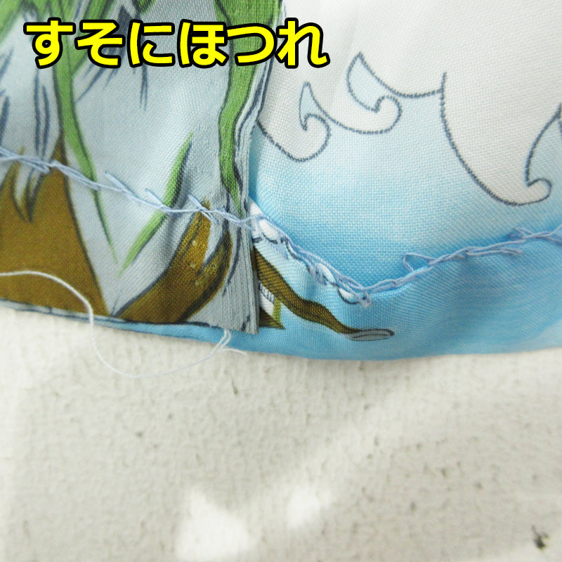 OLD | オールド WAIKIKI WEAR | ワイキキ・ウェア BY MILDRED'S OF HAWAII アロハシャツ 浮世絵 和柄 半袖シャツ ブルー【三重本店】