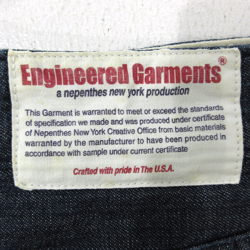 Engineered Garments | エンジニアードガーメンツ デニムパンツ デニムパンツ インディゴブルー サイズ:28【三重本店】