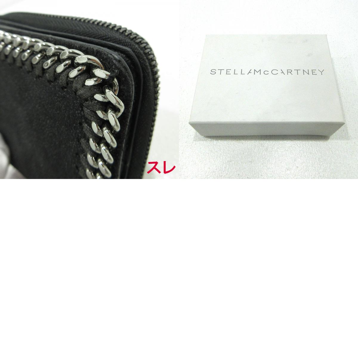 Stella McCartney | ステラマッカートニー ファラベラシャギーディア 二つ折り財布 581236 W9132 ブラック【三重本店】