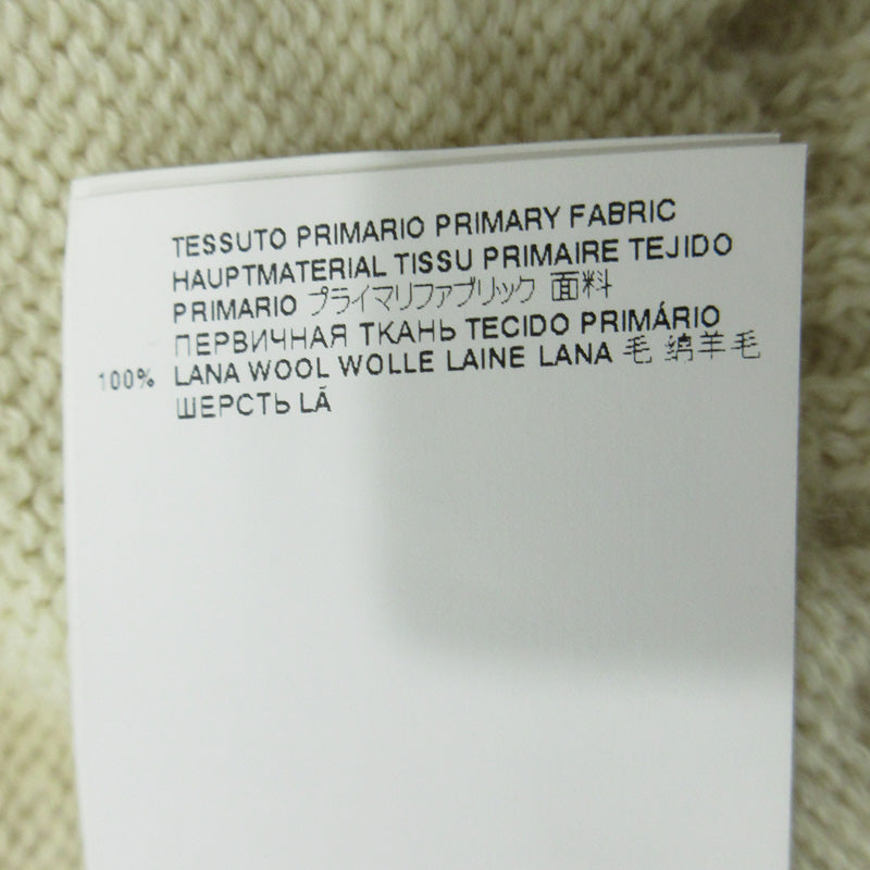 Maison Margiela | メゾンマルジェラ CABLE KNIT WOOL SWEATER ウールセーター ニット S30GP0336 ホワイト 生成り サイズ:M【三重本店】