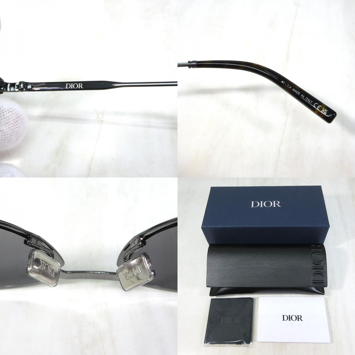 Christian Dior | クリスチャンディオール DiorBlackSuit パントスシェイプ サングラス サイズ:51□20-145 サングラス SUITR8UXR_H4A0 ブラック×グレー系【三重本店】
