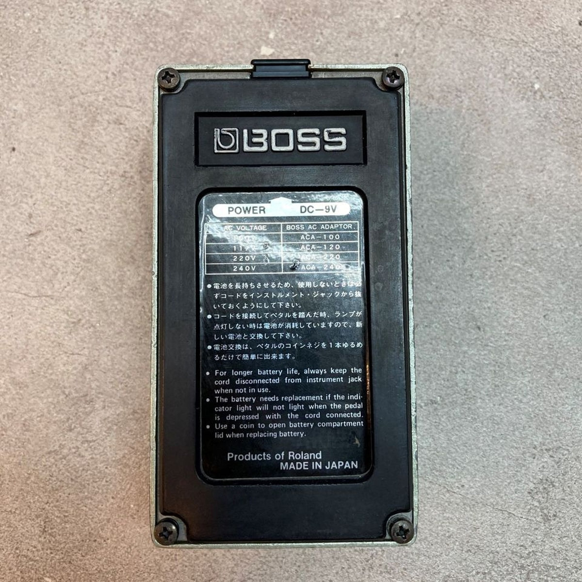BOSS | ボス 楽器 NF-1 Noise Gate 銀ネジ 79年製【三重本店】