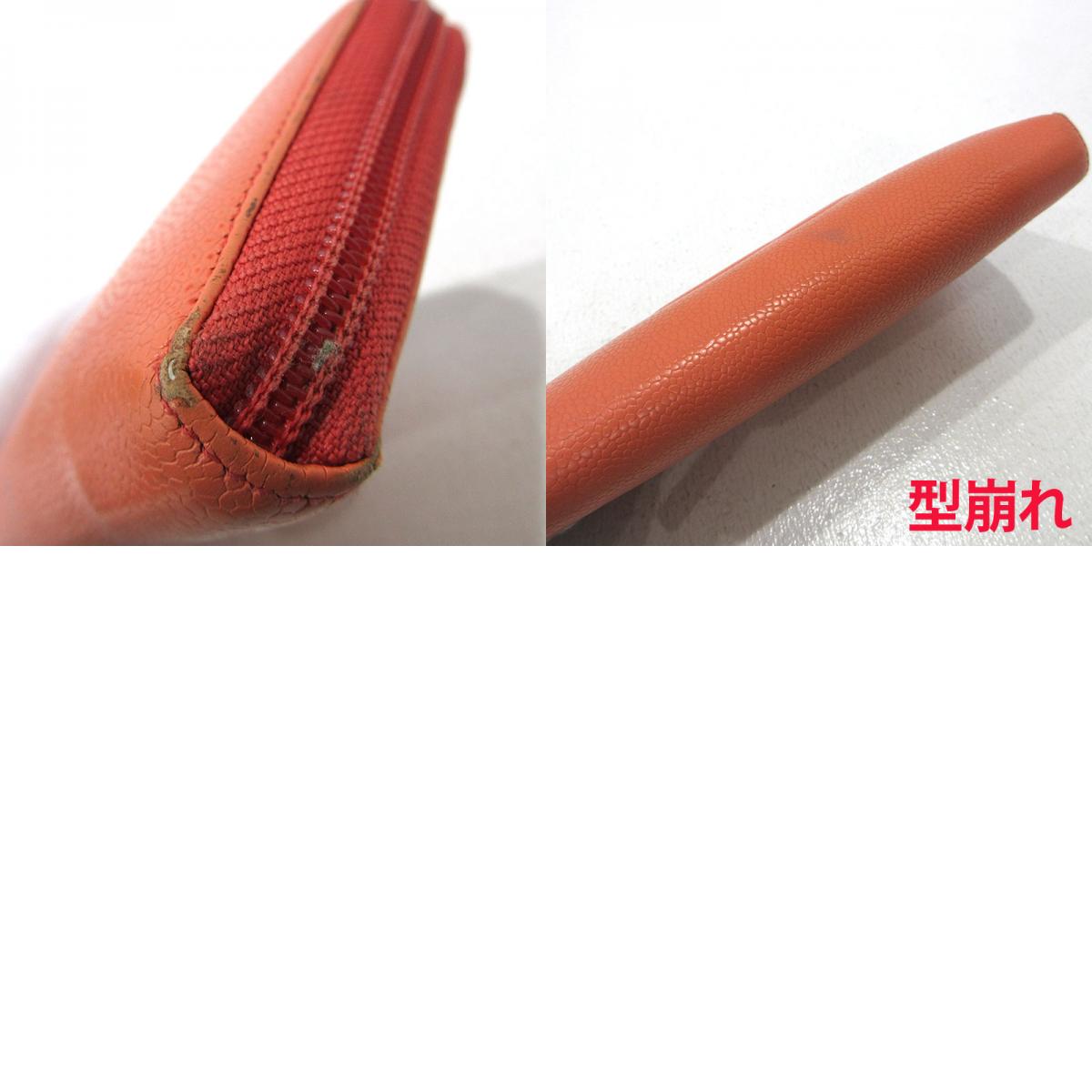 CHANEL | シャネル ココマーク ラウンドファスナー 長財布 A50071 サーモンピンク【三重本店】