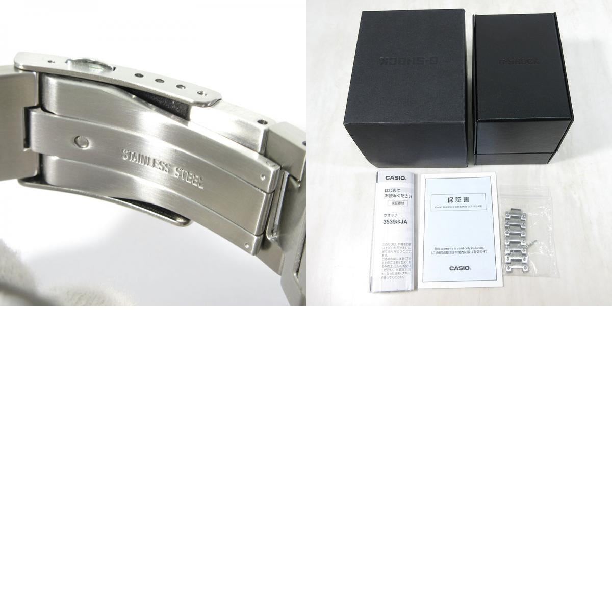 CASIO | カシオ G-SHOCK FULL METAL 5000 SERIES フルメタル 5000シリーズ 腕時計 GMW-B5000BT-1JF デジタル表示 タフソーラー電波時計 ブラック×シルバー【三重本店】