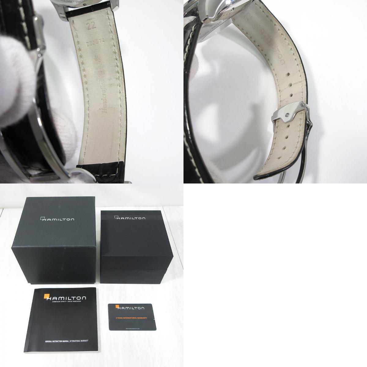 HAMILTON | ハミルトン Jazzmaster Auto Chrono ジャズマスター オートクロノ 腕時計 H325960 多針アナログ表示 自動巻き グレー系×シルバー×ブラック【三重本店】