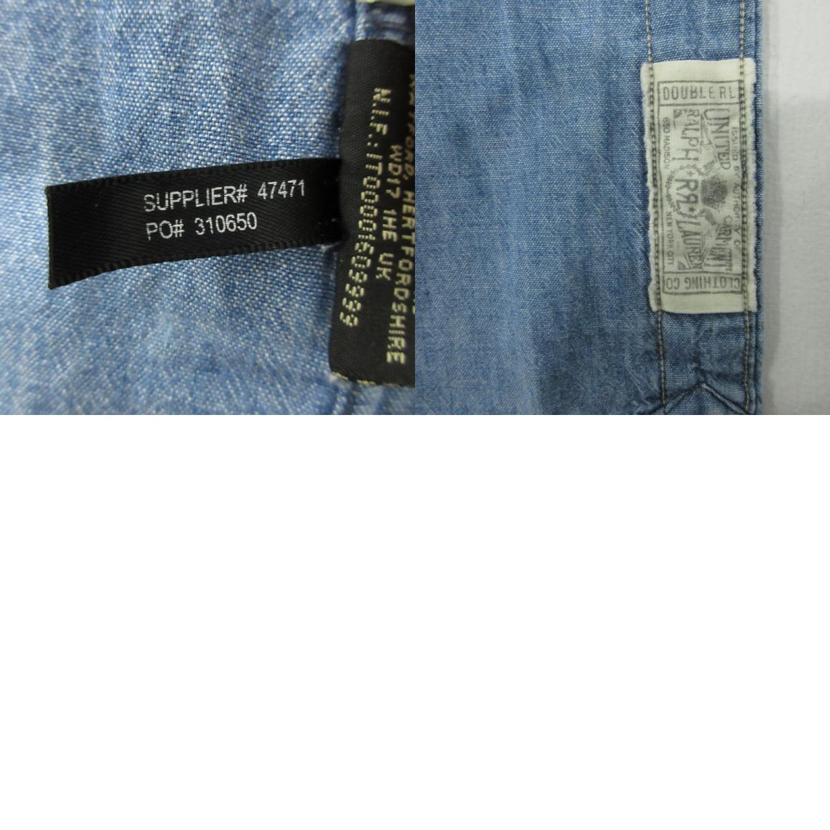 RRL(RALPH LAUREN) | ダブルアールエルラルフローレン 長袖シャツ ブルー サイズ:S【三重本店】