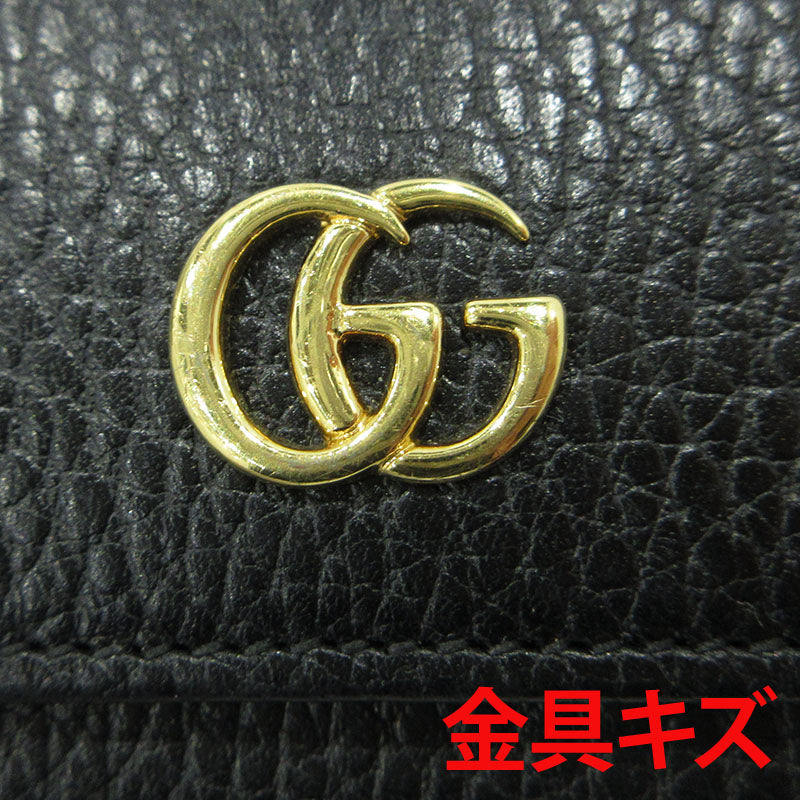 GUCCI | グッチ ダブルG 6連 キーケース 456118 ブラック【三重本店】