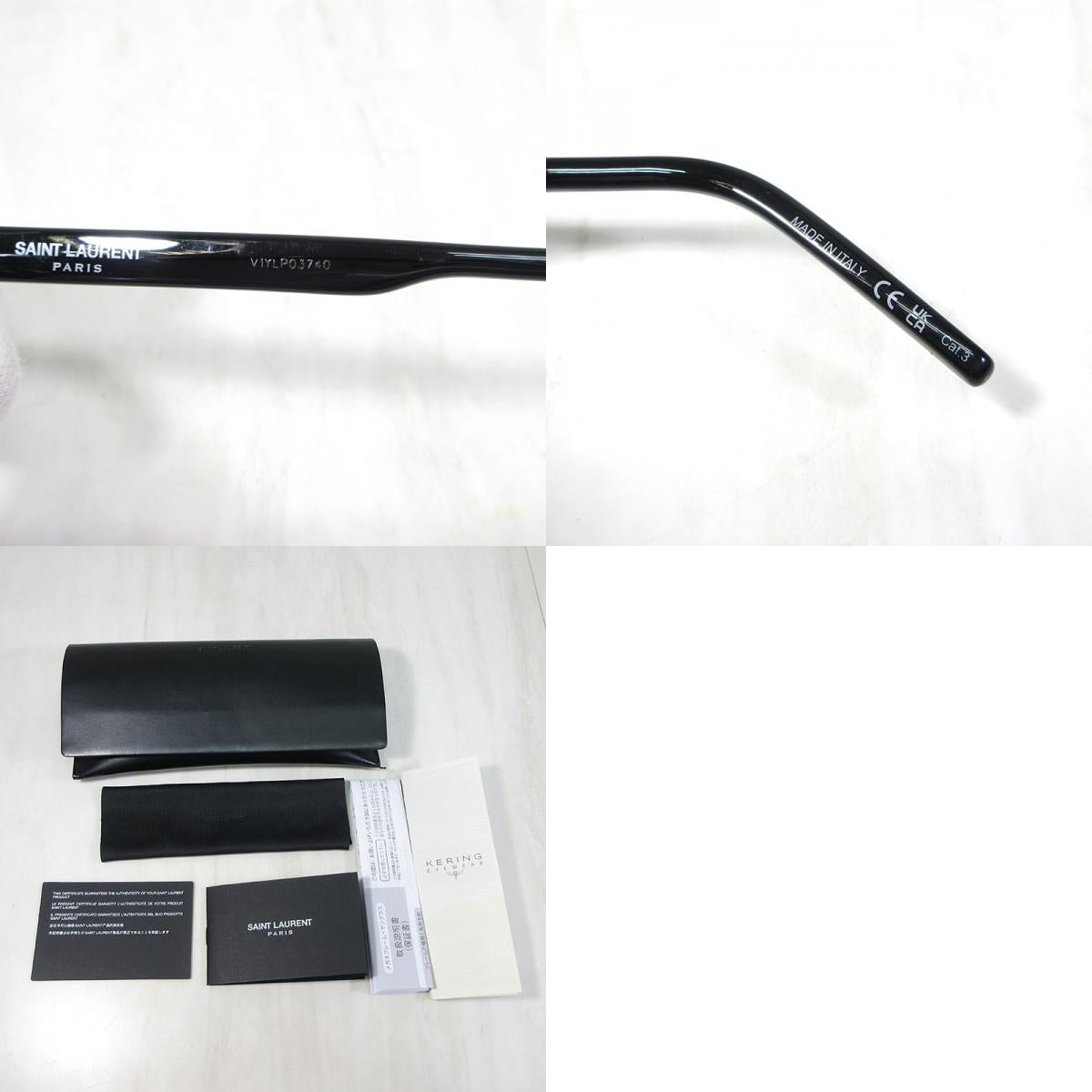 SAINT LAURENT | サンローラン ボストンシェイプ サングラス サイズ:56□17-145 サングラス SL335/F 001 ブラック【三重本店】