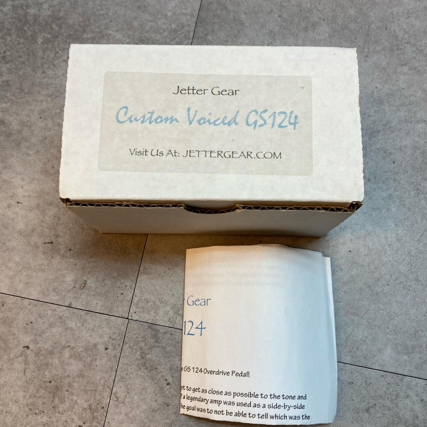 Jetter Gear | ジェッターギア 楽器 GS124 CUSTOM VOICED【三重本店】
