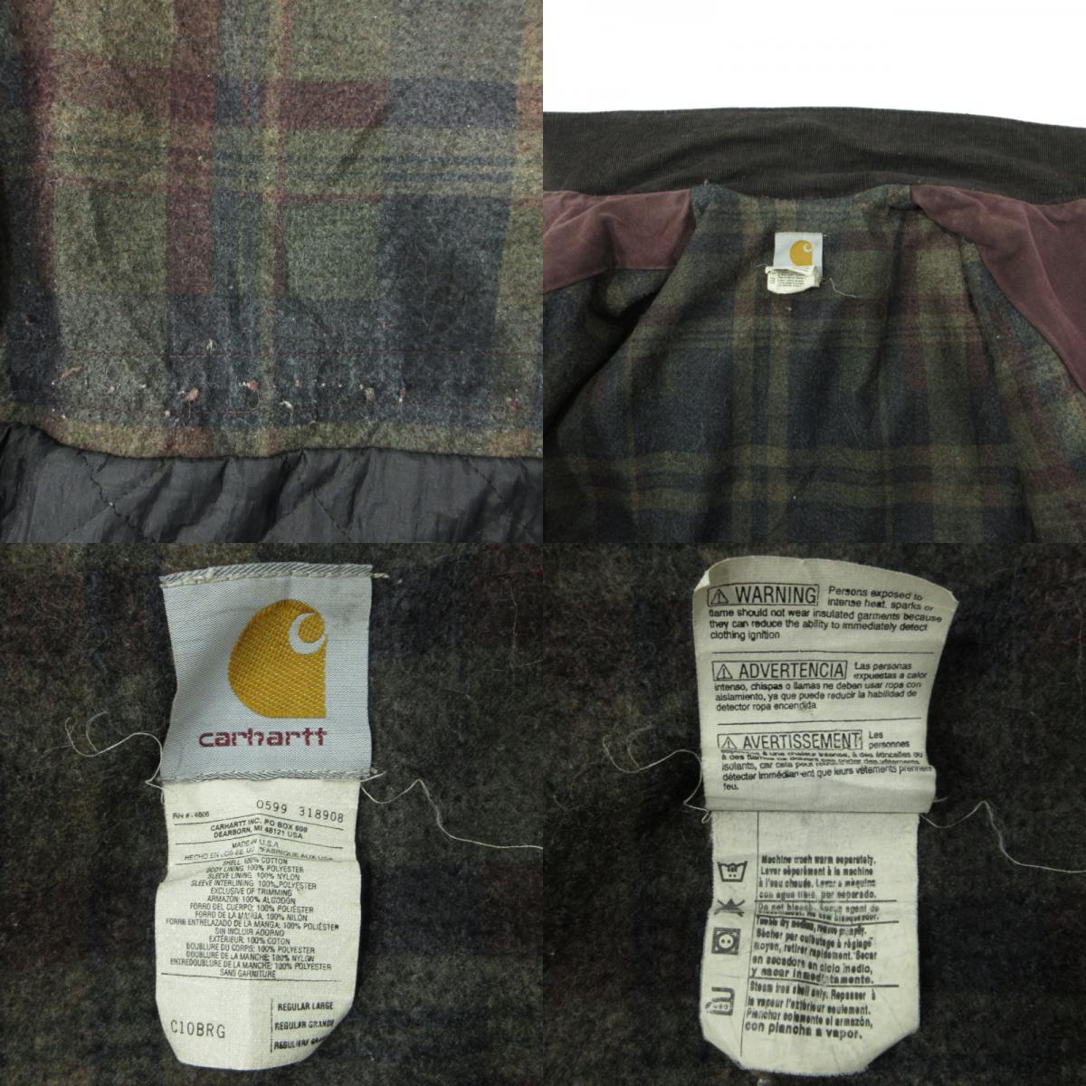 Carhartt | カーハート DUCK CANVAS BLANKET LINED JACKET その他アウター ボルドー バーガンディー サイズ:L【三重本店】