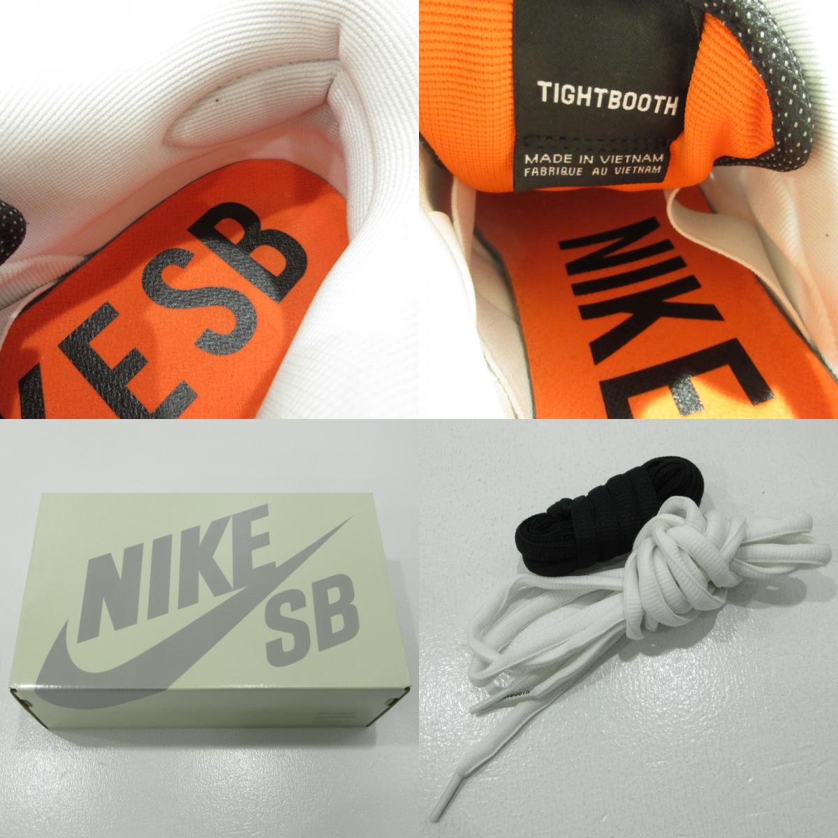 NIKE | ナイキ SB Dunk Low Pro QS TIGHTBOOTH スケートボーディング ダンク ロー プロ タイトブース スニーカー FD2629-100 ブラック 27cm【三重本店】