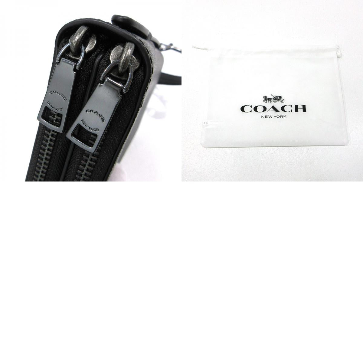 COACH | コーチ トラベルオーガナイザー クラッチバッグ 長財布 CW375 ブラック【三重本店】