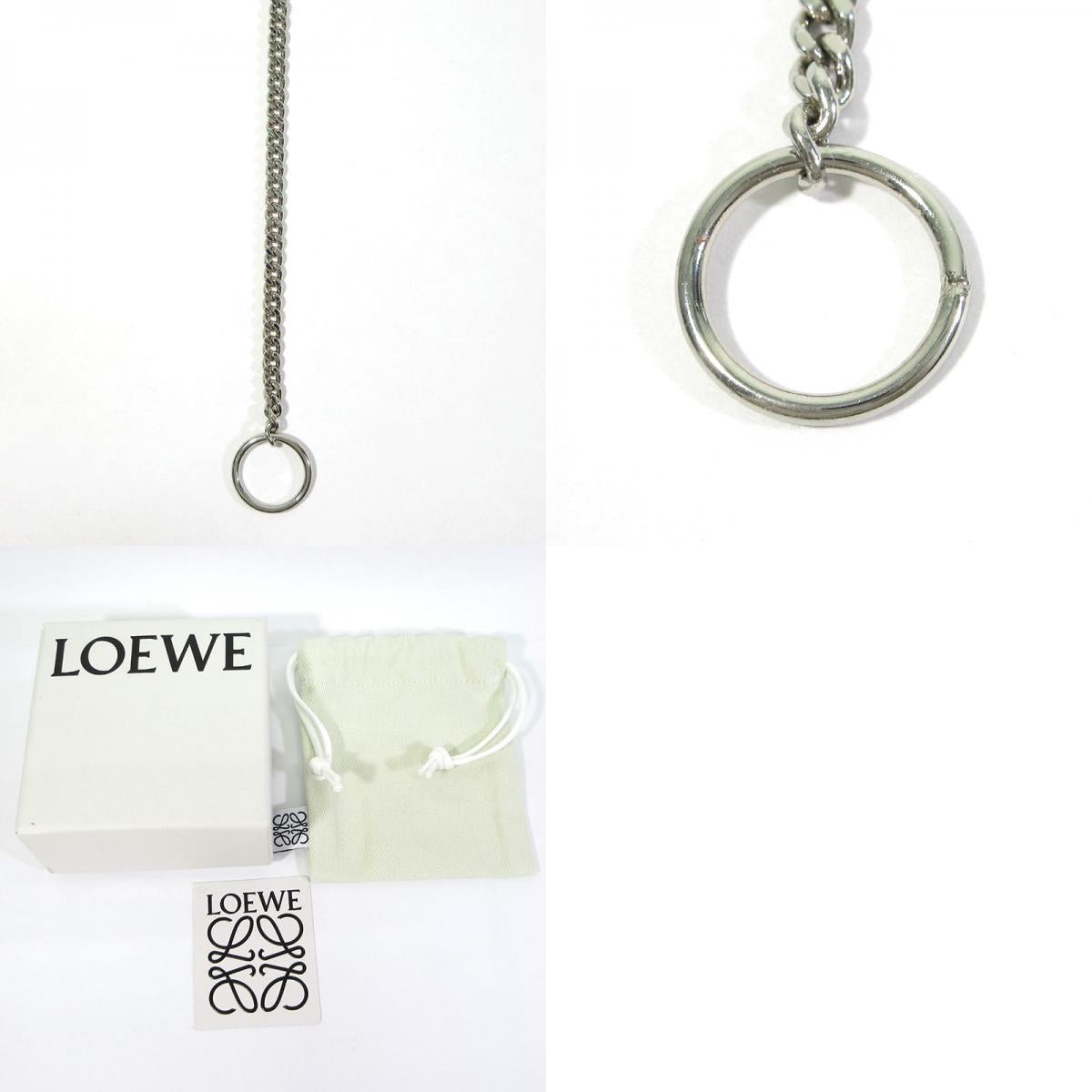 LOEWE | ロエベ パーソナライゼーション ネックレス メタル / アナグラムチャーム ネックレス N691420X01 9230 パラジウム(シルバー系)【三重本店】