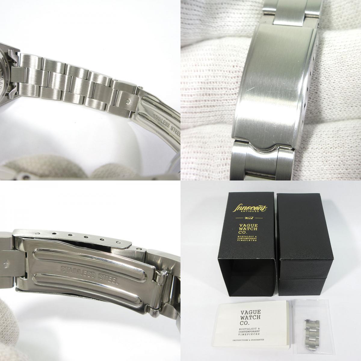 INNOCENT ANTIQUES×VAGUE WATCH Co. | イノセントアンティークス×ヴァーグウォッチカンパニー Black Beauty Watch 腕時計 アナログ表示 自動巻き ブラック×ゴールド×シルバー【三重本店】