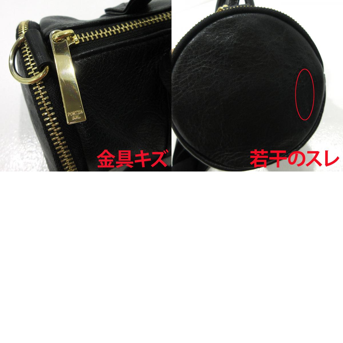 PORTER | ポーター GIRL MINIATURE 2WAYボストンバッグ ショルダーバッグ 256-05070 ブラック【三重本店】