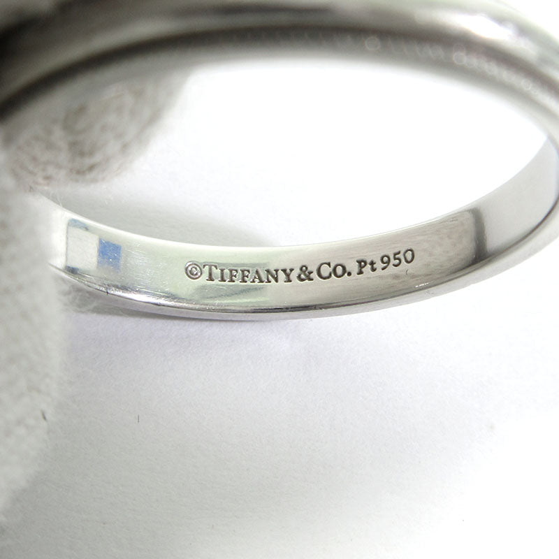 Tiffany&co | ティファニー トゥギャザー ミルグレイン バンドリング / プラチナリング サイズ:約21号 リング・指輪 シルバー【三重本店】