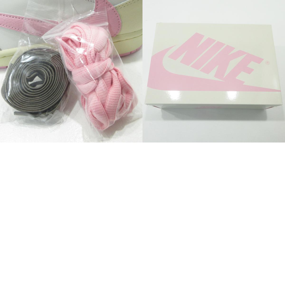 NIKE | ナイキ AJ1 Retro Low OG ×Travis Scott エア ジョーダン トラヴィス スコット スニーカー IQ7604-100 ピンク 28.5cm【三重本店】