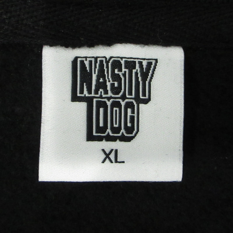 NASTY DOG | ナスティードッグナスティドッグ プリントフーディ パーカー ブラック サイズ:XL【三重本店】