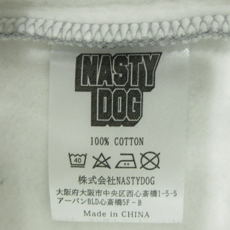 NASTY DOG | ナスティードッグナスティドッグ 裏起毛 スウェット グレー サイズ:XL【三重本店】