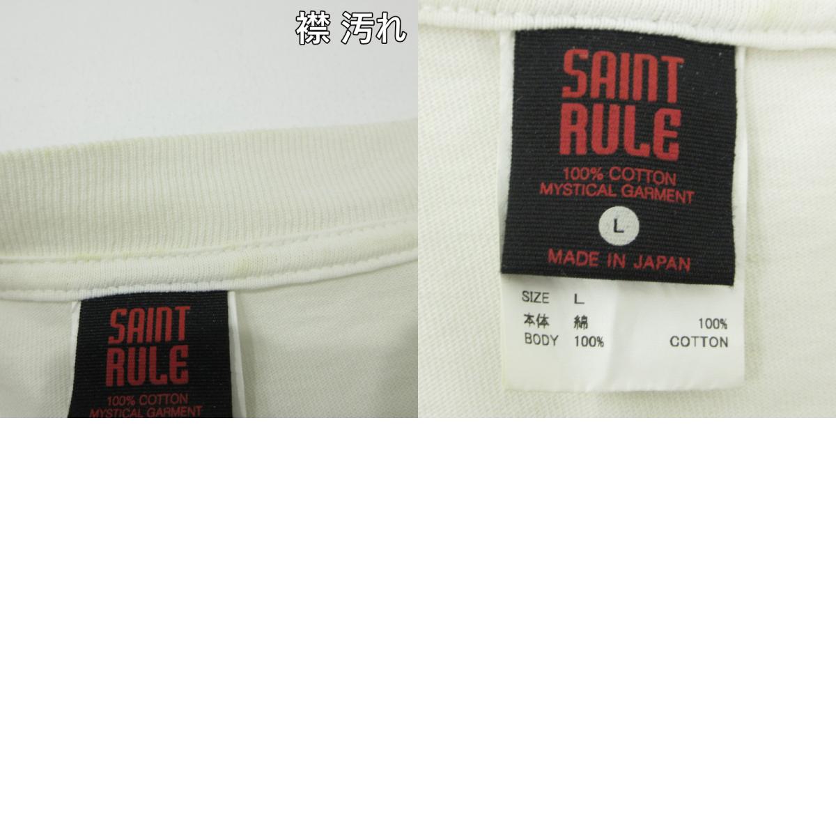SAINT MICHAEL | セントマイケルセイントマイケル GEEKS RULE SUMMER WARS SS TEE 半袖Tシャツ SM-YS1-0000-C27 ホワイト サイズ:L【三重本店】