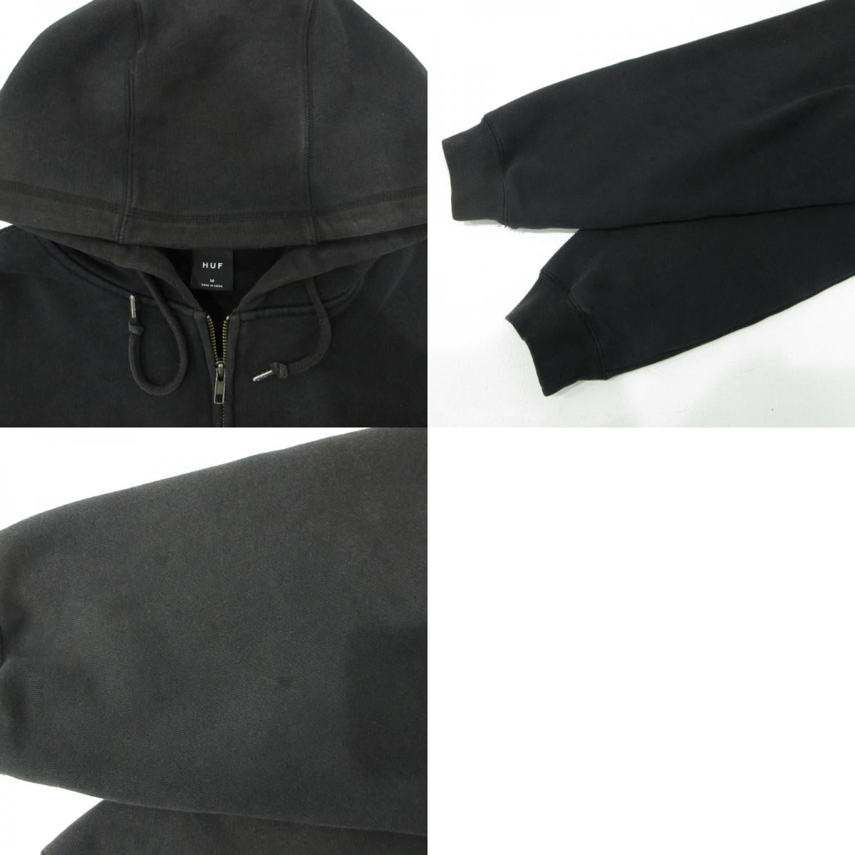 HUF | ハフ ボックスロゴ パーカー ブラック サイズ:M【三重本店】