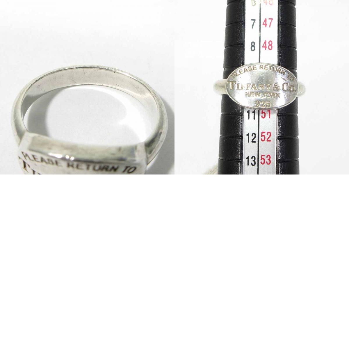 Tiffany&co | ティファニー リターントゥティファニー オーバルタグ リング サイズ:約10号 リング・指輪 シルバー【三重本店】