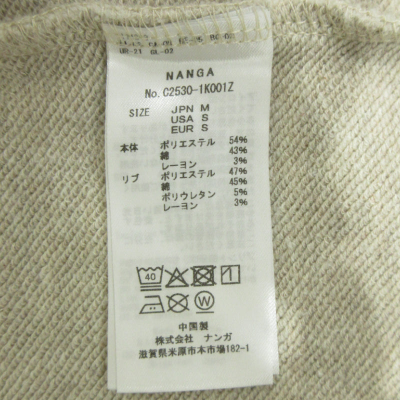 NANGA | ナンガ ×RYUJI KAMIYAMA 神山隆二 スウェット C2530-1K001Z グレー サイズ:M【三重本店】