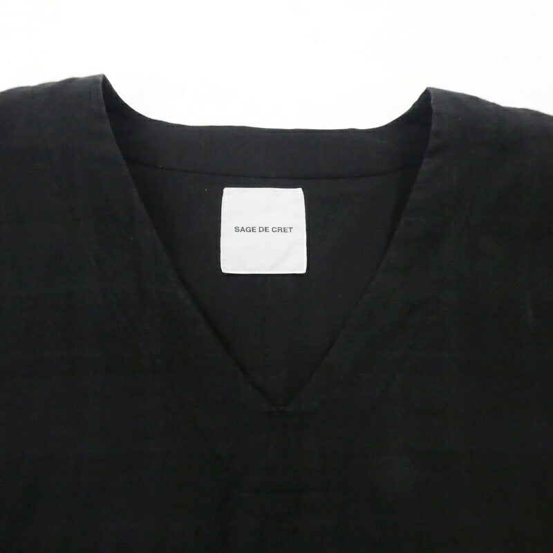 【中古】sage de cret | サージュデクレ カットソー ブラック