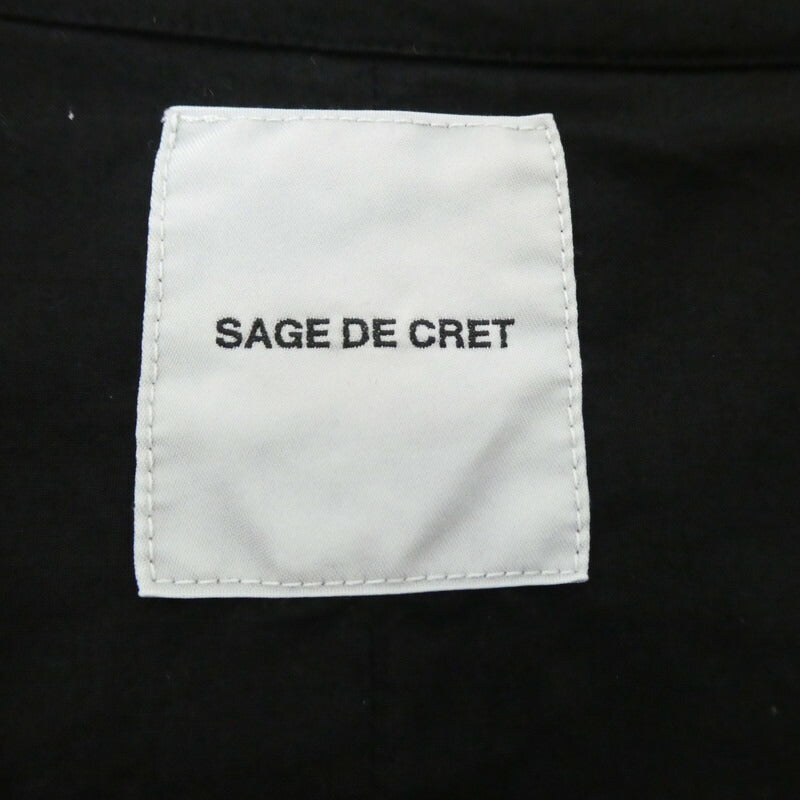 【中古】sage de cret | サージュデクレ カットソー ブラック