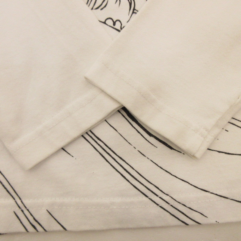 【中古】錦 | ニシキ 綾波レイ 流水桜 長袖Tシャツ EV39480 ホワイト サイズ:S