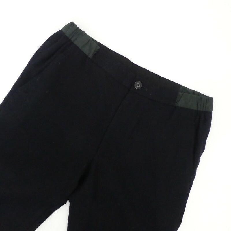 【中古】kolor | カラー TWIST FABRIC Flannel Trousers パンツ 19WCM-P13110 ブラック サイズ:2