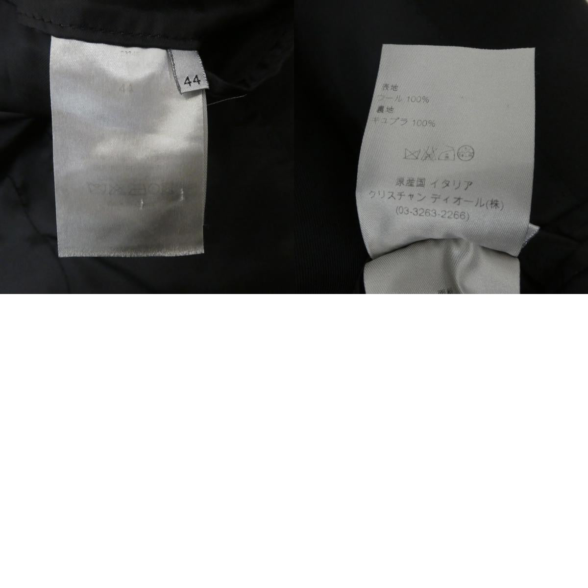 【中古】DIOR HOMME | ディオール・オム テーラードジャケット ブラック サイズ:44