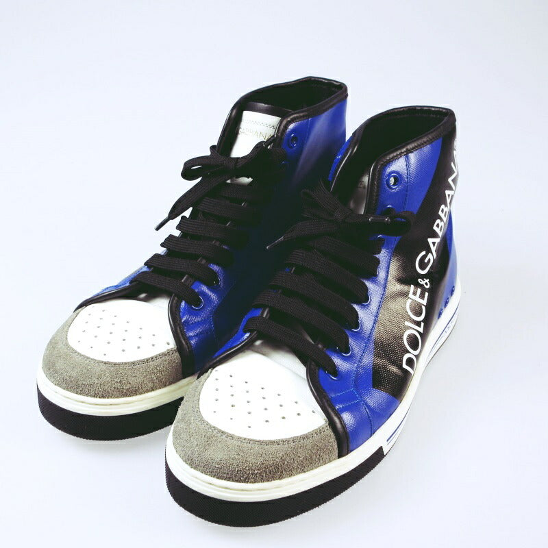 【中古】DOLCE & GABBANA | ドルチェアンドガッバーナ ROMA スニーカー CS1571 25.5cm ブルー