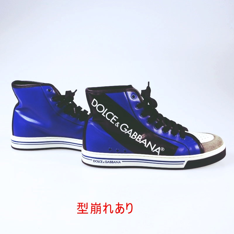 【中古】DOLCE & GABBANA | ドルチェアンドガッバーナ ROMA スニーカー CS1571 25.5cm ブルー