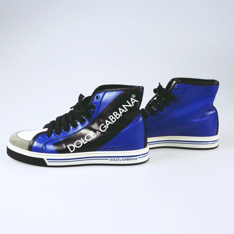 【中古】DOLCE & GABBANA | ドルチェアンドガッバーナ ROMA スニーカー CS1571 25.5cm ブルー