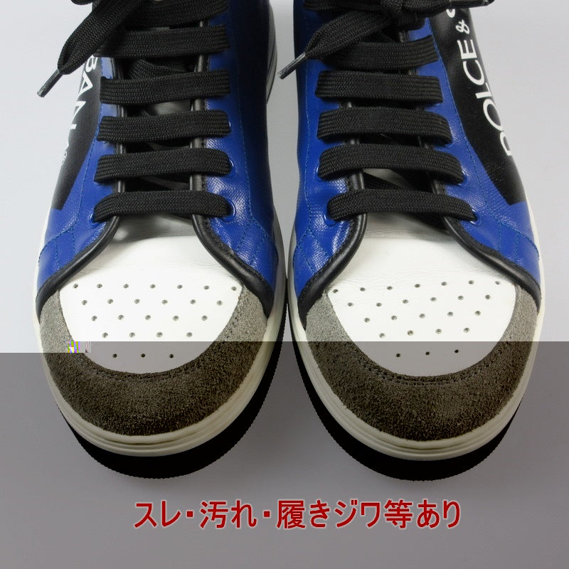 【中古】DOLCE & GABBANA | ドルチェアンドガッバーナ ROMA スニーカー CS1571 25.5cm ブルー