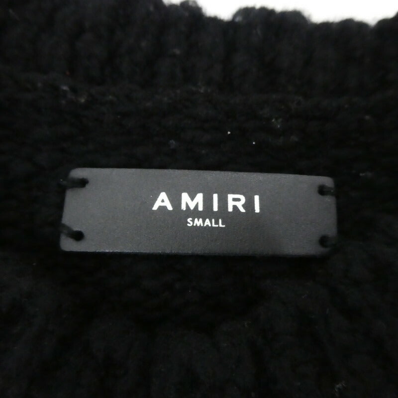 【中古】AMIRI | アミリ Lovers Oversized Wool Sweater セーター 73A-1395 ブラック サイズ:S