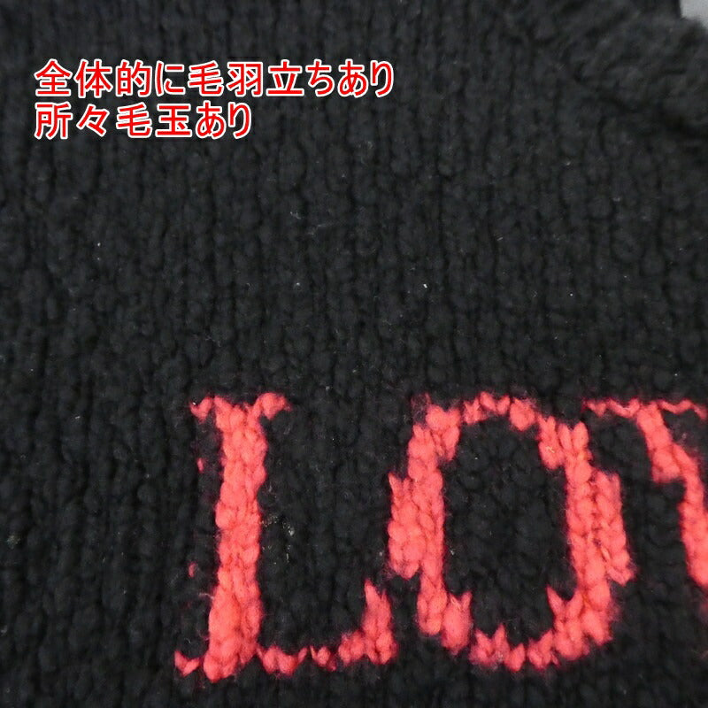 【中古】AMIRI | アミリ Lovers Oversized Wool Sweater セーター 73A-1395 ブラック サイズ:S