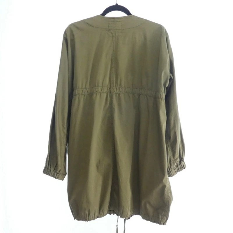 【中古】BASISBROEK | バージズブルック モッズコート カーキ