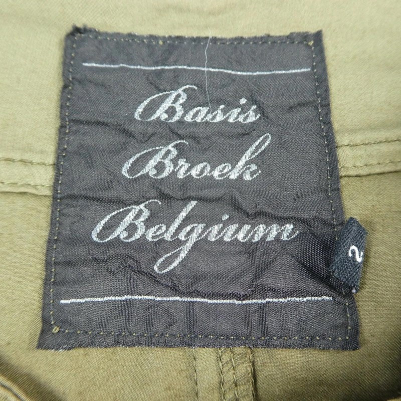 【中古】BASISBROEK | バージズブルック モッズコート カーキ