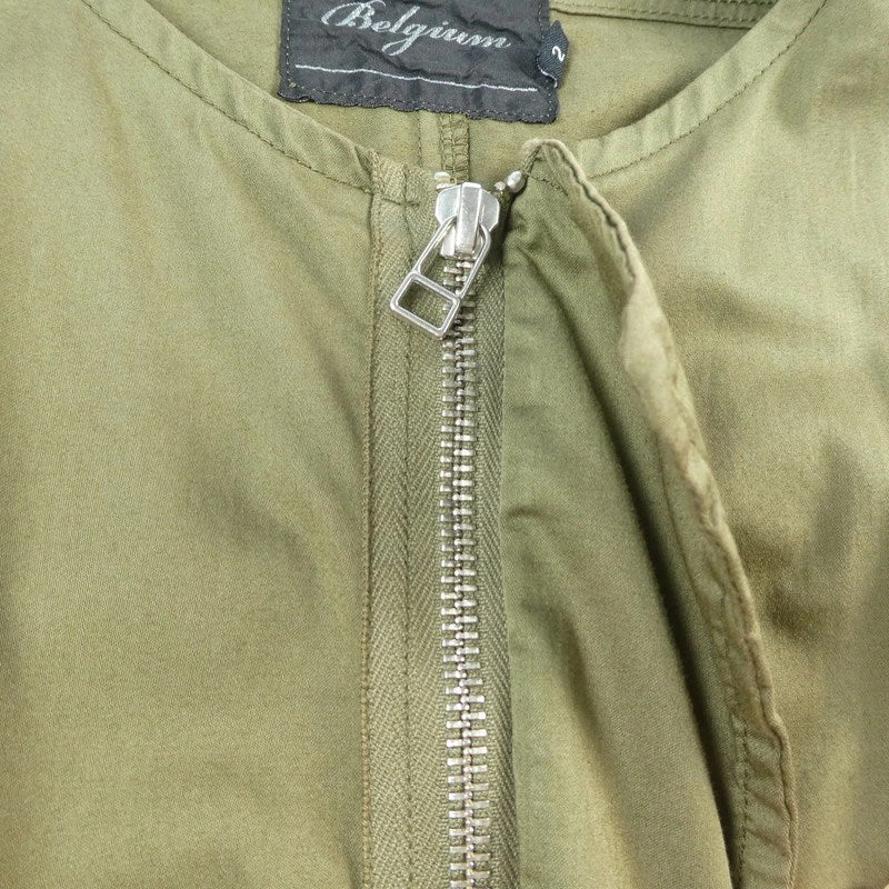 【中古】BASISBROEK | バージズブルック モッズコート カーキ