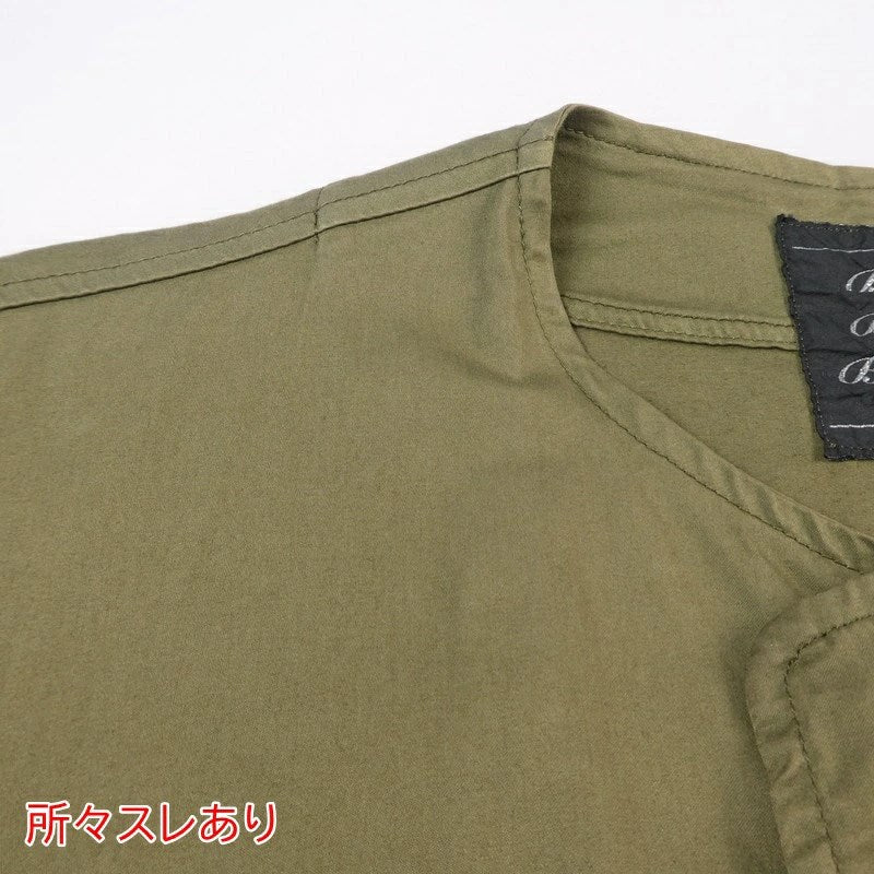 【中古】BASISBROEK | バージズブルック モッズコート カーキ