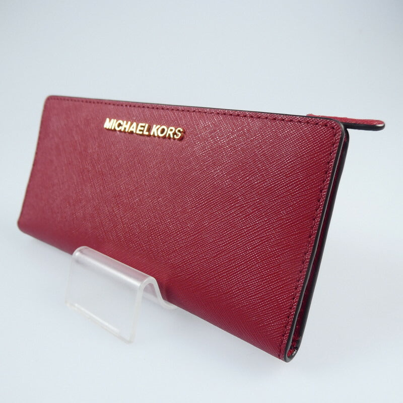 【中古】Michael Kors | マイケルコース JET SET TRAVEL 長財布 35F8GTVD7L レッド
