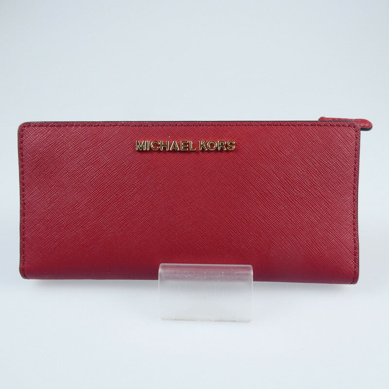 【中古】Michael Kors | マイケルコース JET SET TRAVEL 長財布 35F8GTVD7L レッド