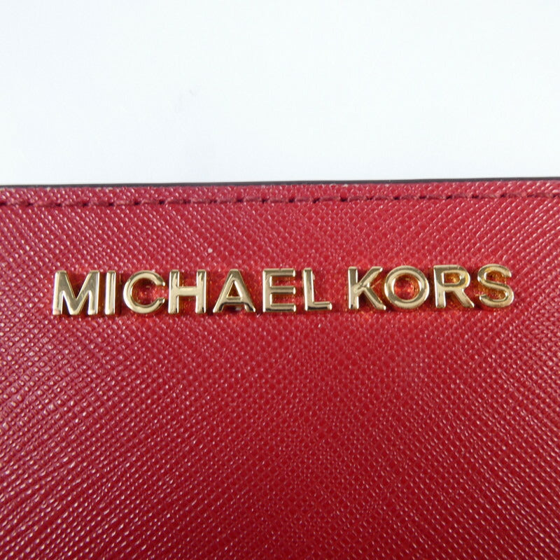 【中古】Michael Kors | マイケルコース JET SET TRAVEL 長財布 35F8GTVD7L レッド